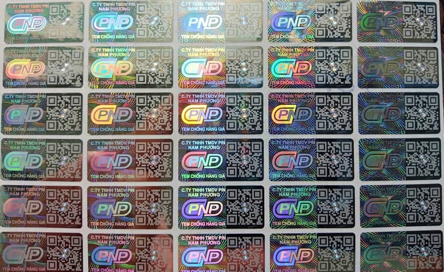 Tem 7 màu qrcode