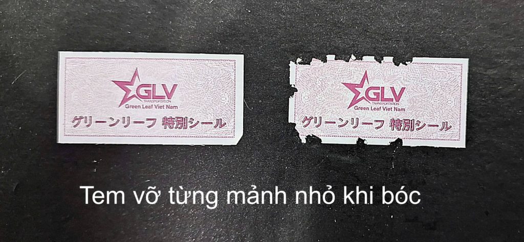 Tem decal vỡ