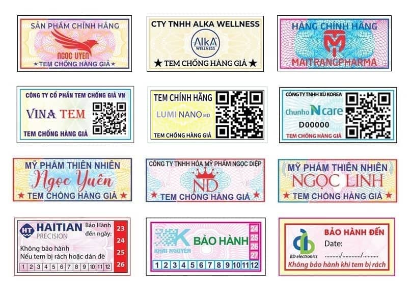 Tem decal vỡ