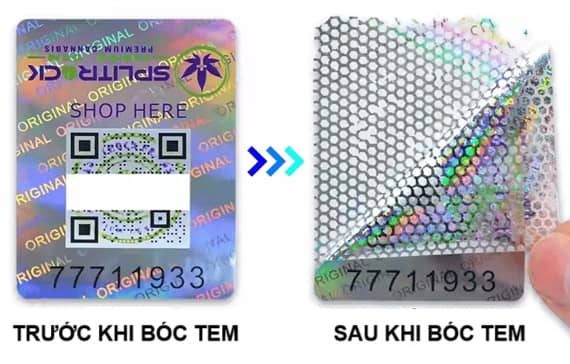 Tem hologram tổ ong