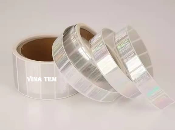 Tem hologram tổ ong cuộn
