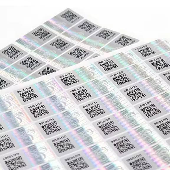 Tem hologram tổ ong qrcode
