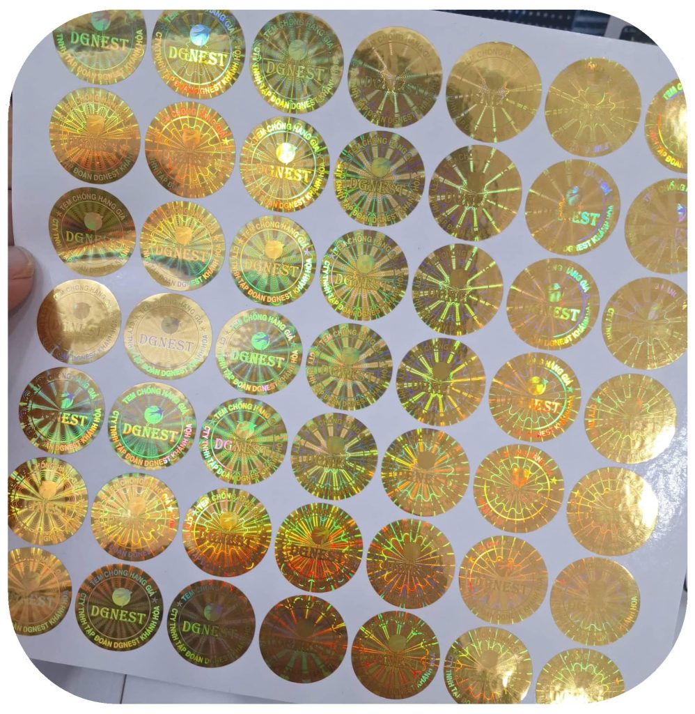 Tem hologram tổ ong tờ