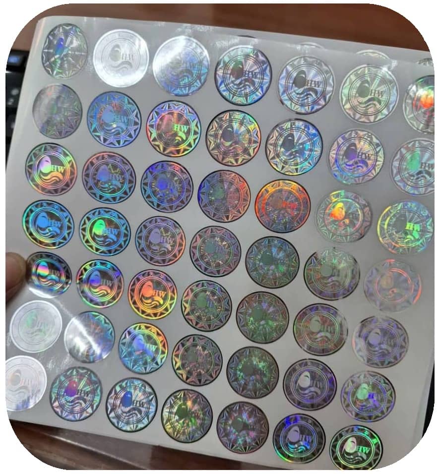 Tem hologram void tờ