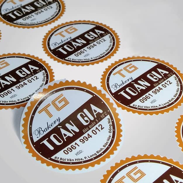 Tem nhãn decal giấy