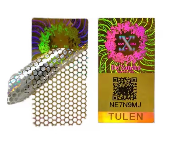 Tem hologram 7 màu tổ ong