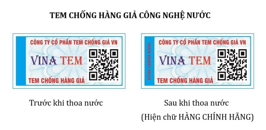 Tem chống hàng giả công nghệ nước