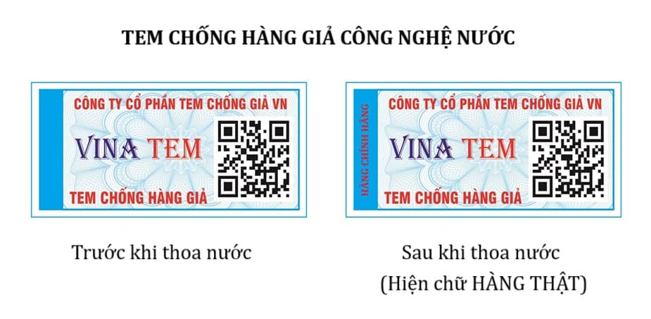 Tem chống hàng giả công nghệ nước